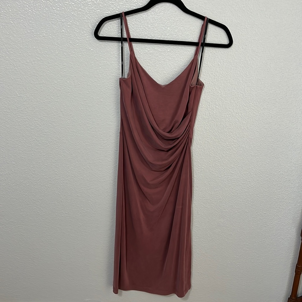 Lulu’s Faux Wrap Midi Dress